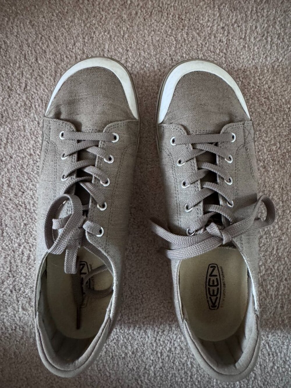 KEEN Elsa III Canvas Low Sneaker | Khaki Brindle | Women's 10.5